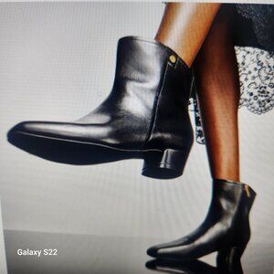 Naturalizer "Raffe" Black leather boots. NIB. Size 12